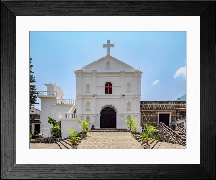 Framed Print : San Pedro Church at the Central Park, San Pedro La Laguna, Solola Department, Guatemala Framed Print : San Pedro Church at the Central Park, San Pedro La Laguna, Solola Department, Guatemala