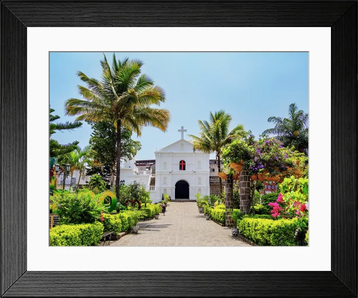 Framed Print : San Pedro Church at the Central Park, San Pedro La Laguna, Solola Department, Guatemala Framed Print : San Pedro Church at the Central Park, San Pedro La Laguna, Solola Department, Guatemala