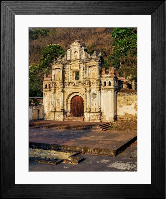 Framed Print : Ermita de la Santa Cruz, Antigua Guatemala, Sacatepequez Department, Guatemala