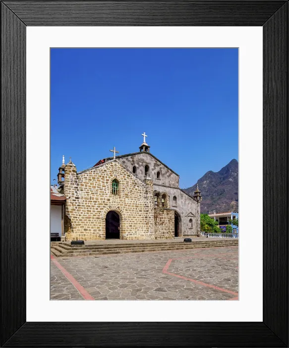 Framed Print : Church of San Juan, San Juan La Laguna, Solola Department, Guatemala Framed Print : Church of San Juan, San Juan La Laguna, Solola Department, Guatemala