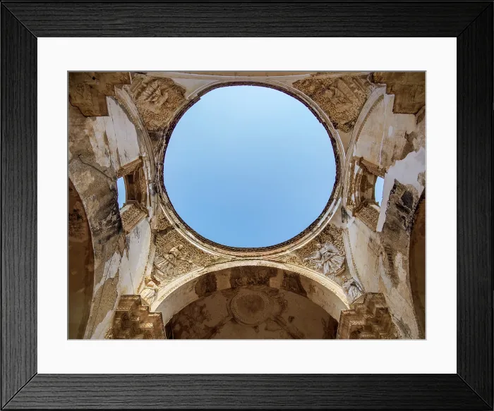Framed Print : Old Primate Cathedral Ruins, Antigua Guatemala, Sacatepequez Department, Guatemala