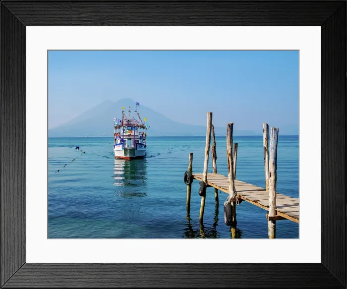 Framed Print : Lake Atitlan, Panajachel, Solola Department, Guatemala Framed Print : Lake Atitlan, Panajachel, Solola Department, Guatemala