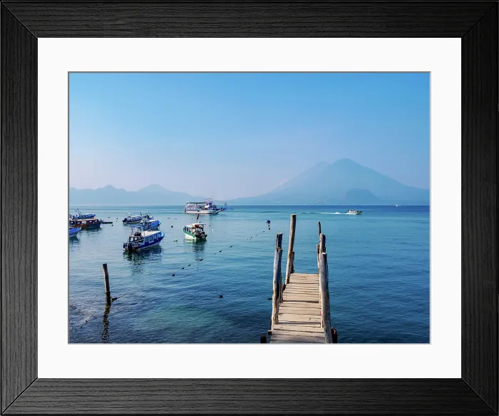 Framed Print : Lake Atitlan, Panajachel, Solola Department, Guatemala Framed Print : Lake Atitlan, Panajachel, Solola Department, Guatemala