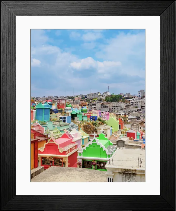 Framed Print : Colourful Cemetery, Chichicastenango, El Quiche Department, Guatemala Framed Print : Colourful Cemetery, Chichicastenango, El Quiche Department, Guatemala