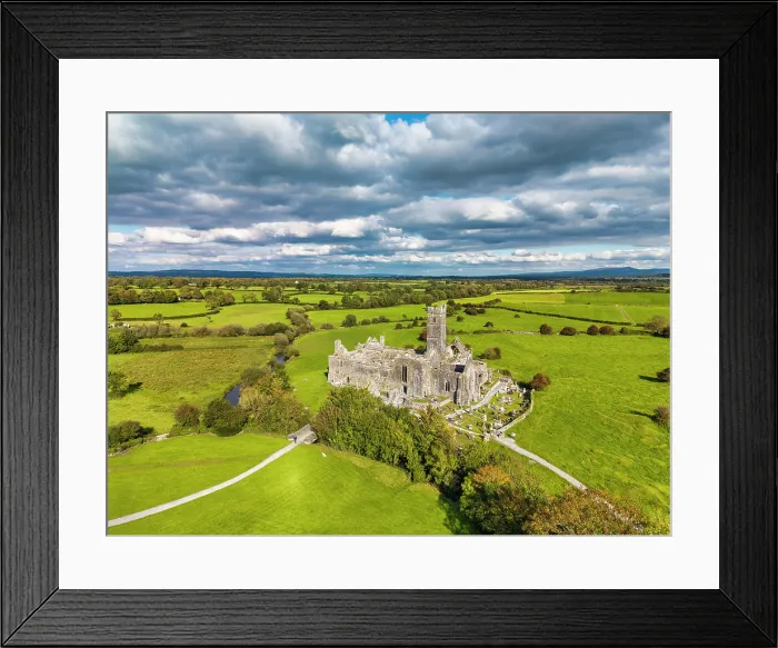 Framed Print : Quin Friary, Quin, County Clare, Ireland Framed Print : Quin Friary, Quin, County Clare, Ireland