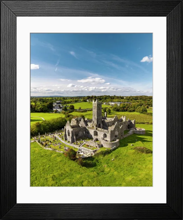 Framed Print : Quin Friary, Quin, County Clare, Ireland Framed Print : Quin Friary, Quin, County Clare, Ireland