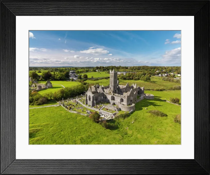 Framed Print : Quin Friary, Quin, County Clare, Ireland Framed Print : Quin Friary, Quin, County Clare, Ireland