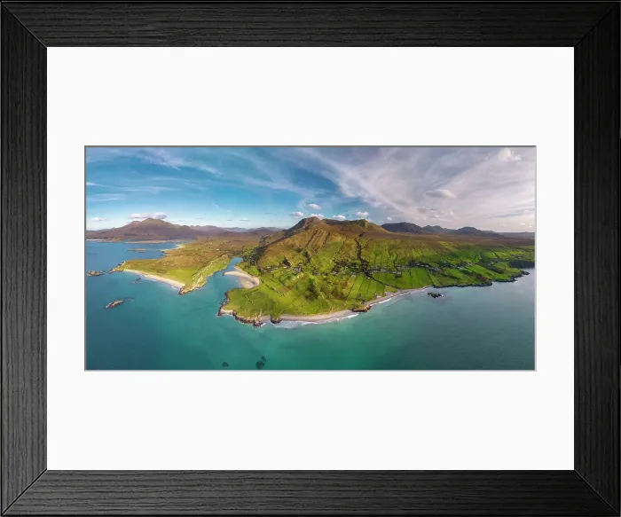 Framed Print : View Over Glassilaun Beach, County Galway, Ireland Framed Print : View Over Glassilaun Beach, County Galway, Ireland