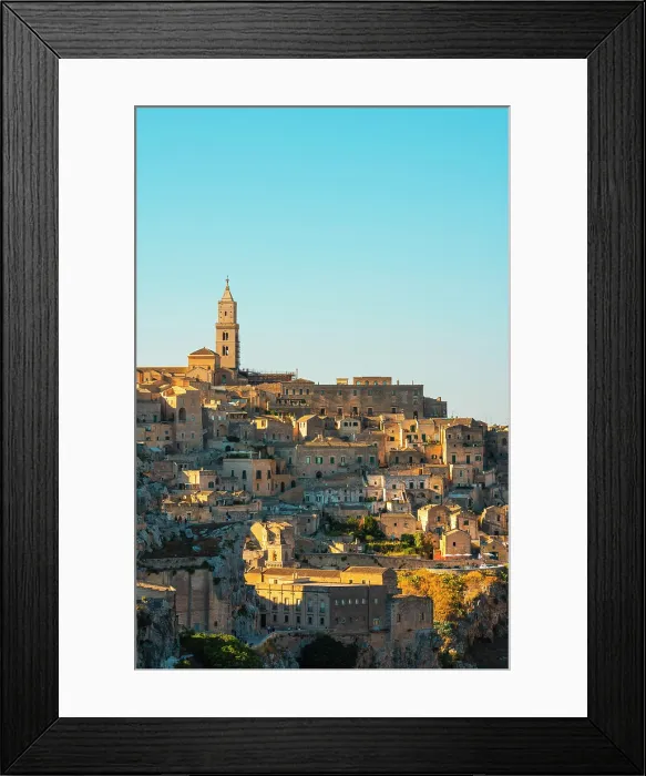 Framed Print : Sasso Caveoso, Matera, Basilicata, Italy Framed Print : Sasso Caveoso, Matera, Basilicata, Italy
