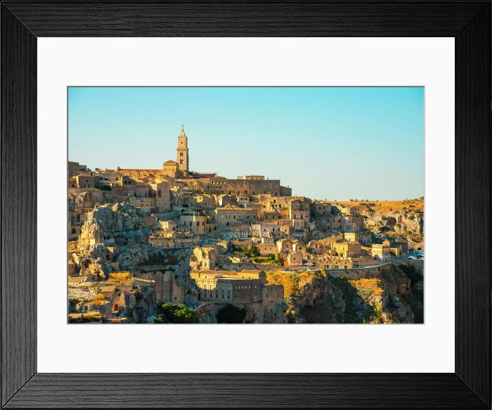 Framed Print : Sasso Caveoso, Matera, Basilicata, Italy Framed Print : Sasso Caveoso, Matera, Basilicata, Italy