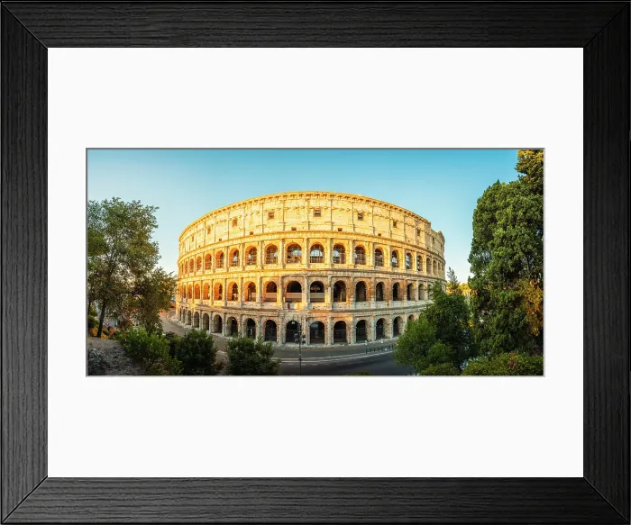 Framed Print : Panoramic view of the Colosseum, Rome, Lazio, Italy Framed Print : Panoramic view of the Colosseum, Rome, Lazio, Italy