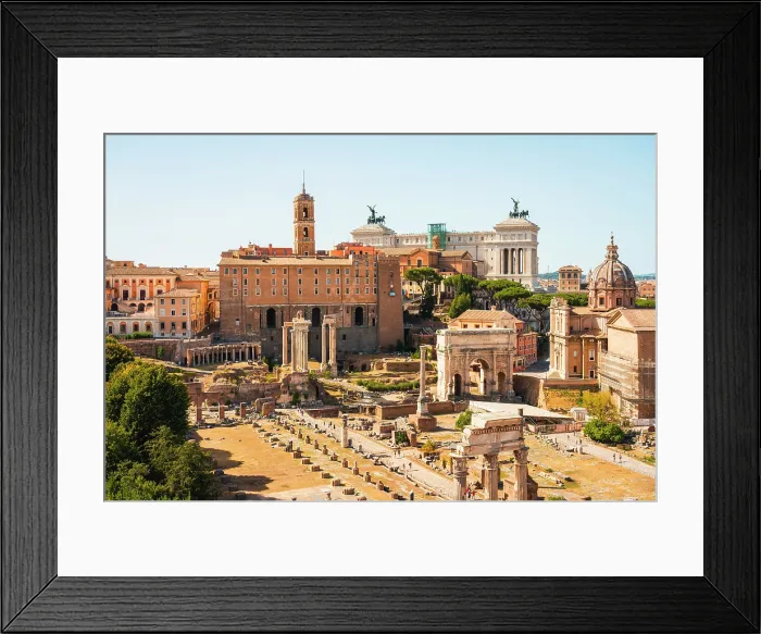 Framed Print : The Roman Forums (Imperial Fora), Rome, Lazio, Italy Framed Print : The Roman Forums (Imperial Fora), Rome, Lazio, Italy