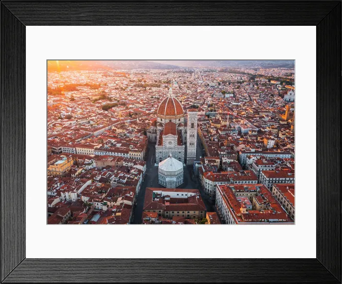 Framed Print : Aerial view of Florence city rooftops. Florence, Tuscany, Italy Framed Print : Aerial view of Florence city rooftops. Florence, Tuscany, Italy