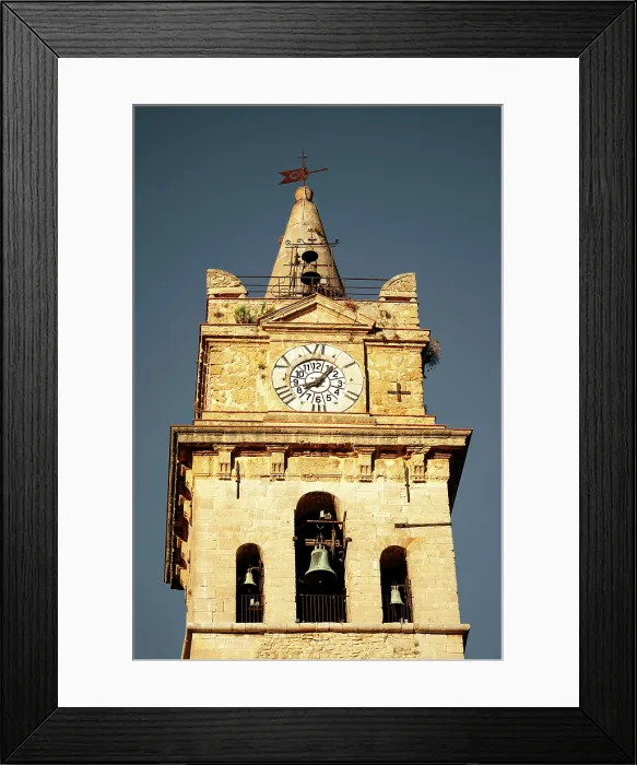 Framed Print : Belltower of Duomo di San Giorgio Martire, Caccamo, Sicily, Italy Framed Print : Belltower of Duomo di San Giorgio Martire, Caccamo, Sicily, Italy