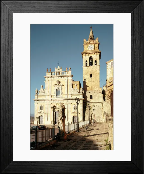 Framed Print : Duomo di San Giorgio Martire, Caccamo, Sicily, Italy Framed Print : Duomo di San Giorgio Martire, Caccamo, Sicily, Italy