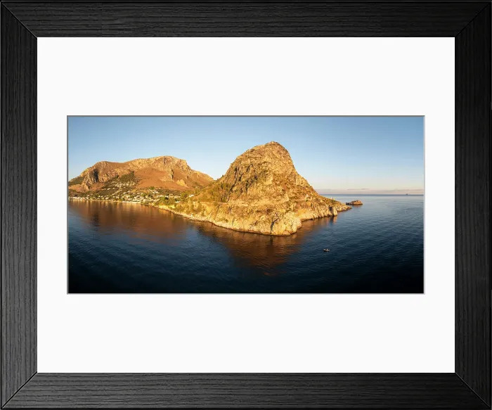 Framed Print : Aerial view of Promontorio Di Capo Zafferano, Sicily, Italy Framed Print : Aerial view of Promontorio Di Capo Zafferano, Sicily, Italy