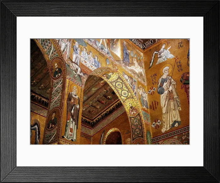 Framed Print : Interior of Capella Palatina (Palatine chapel), Palazzo dei Normanni (Palace of the Normans), Palermo, Sicily, Italy Framed Print : Interior of Capella Palatina (Palatine chapel), Palazzo dei Normanni (Palace of the Normans), Palermo, Sicily, Italy