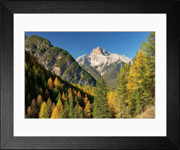 Framed Print : Tofana di Rozes in Autumn, Dolomites, Beluno Province, Italy Framed Print : Tofana di Rozes in Autumn, Dolomites, Beluno Province, Italy