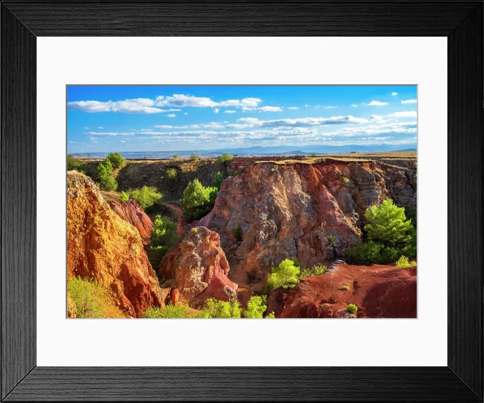 Framed Print : Europe, Italy, Apulia. The old bauxite mines of Spinazzola, now a beautiful hiking area Framed Print : Europe, Italy, Apulia. The old bauxite mines of Spinazzola, now a beautiful hiking area