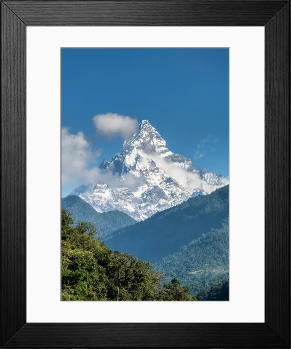 Framed Print : Machhapuchhare (Fishtail) mountain, Annapurna Region, Gandaki Province, Nepal Framed Print : Machhapuchhare (Fishtail) mountain, Annapurna Region, Gandaki Province, Nepal