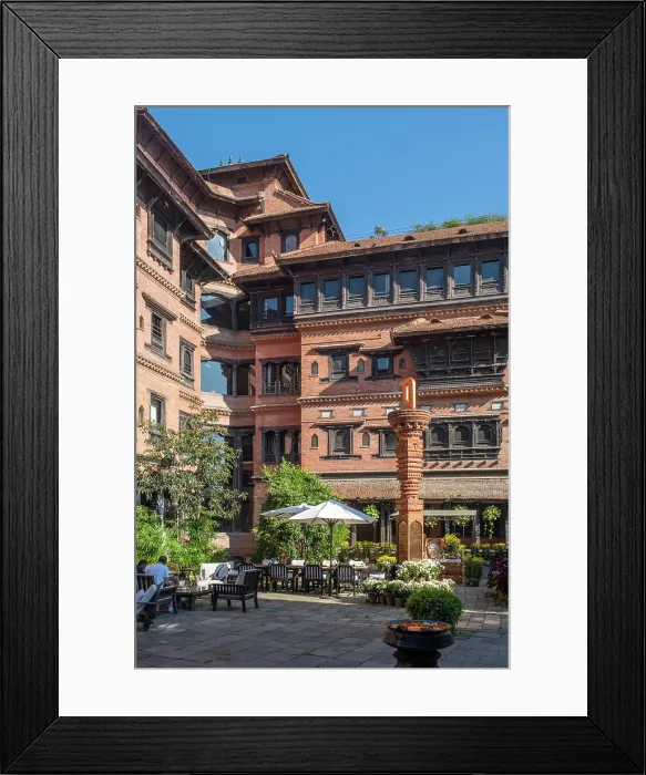 Framed Print : The Dwarika's Hotel, Kathmandu, Nepal Framed Print : The Dwarika's Hotel, Kathmandu, Nepal
