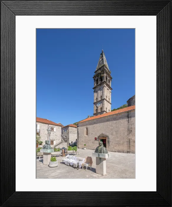 Framed Print : St. Nikola church, Perast, Bay of Kotor, Montenegro Framed Print : St. Nikola church, Perast, Bay of Kotor, Montenegro