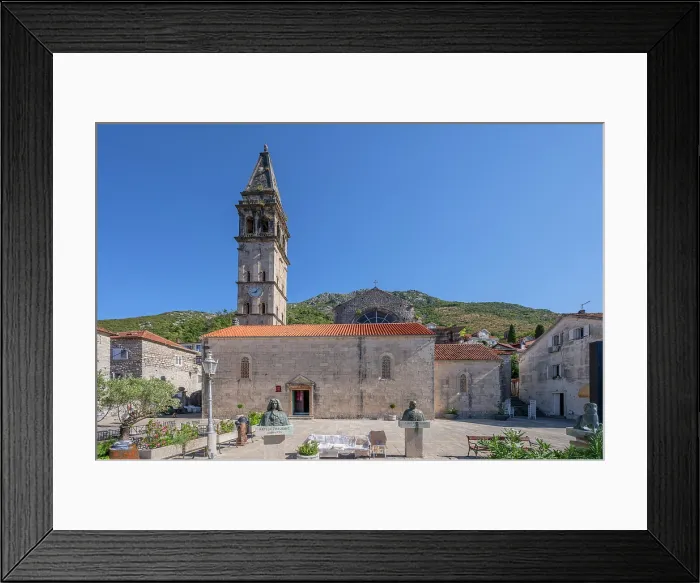 Framed Print : St. Nikola church, Perast, Bay of Kotor, Montenegro Framed Print : St. Nikola church, Perast, Bay of Kotor, Montenegro