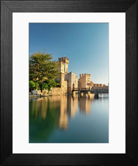 Framed Print : Scaliger Castle, Sirmione, Lake Garda, Brescia province, Lombardy, Italy Framed Print : Scaliger Castle, Sirmione, Lake Garda, Brescia province, Lombardy, Italy