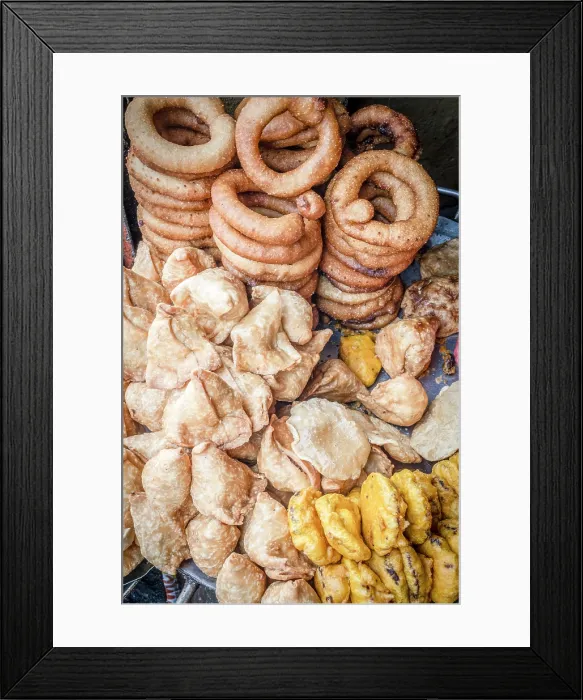 Framed Print : Diffent kinds of breads for sale, Kathmandu, Nepal Framed Print : Diffent kinds of breads for sale, Kathmandu, Nepal