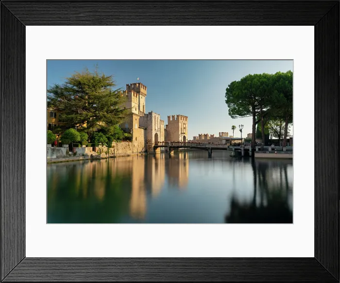 Framed Print : Scaliger Castle, Sirmione, Lake Garda, Brescia province, Lombardy, Italy Framed Print : Scaliger Castle, Sirmione, Lake Garda, Brescia province, Lombardy, Italy