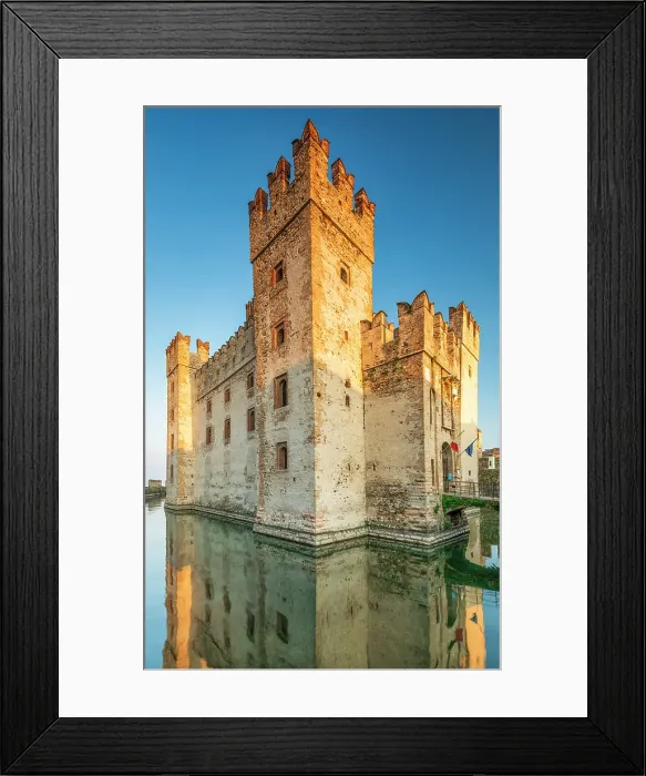 Framed Print : Scaliger Castle, Sirmione, Lake Garda, Brescia province, Lombardy, Italy Framed Print : Scaliger Castle, Sirmione, Lake Garda, Brescia province, Lombardy, Italy