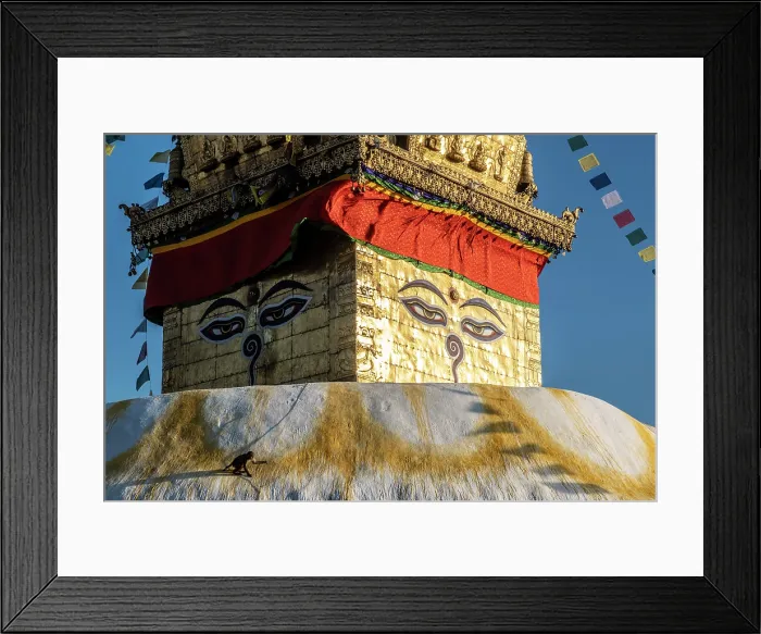 Framed Print : Swayambunath temple (aka Monkey Temple), Kathmandu, Nepal Framed Print : Swayambunath temple (aka Monkey Temple), Kathmandu, Nepal