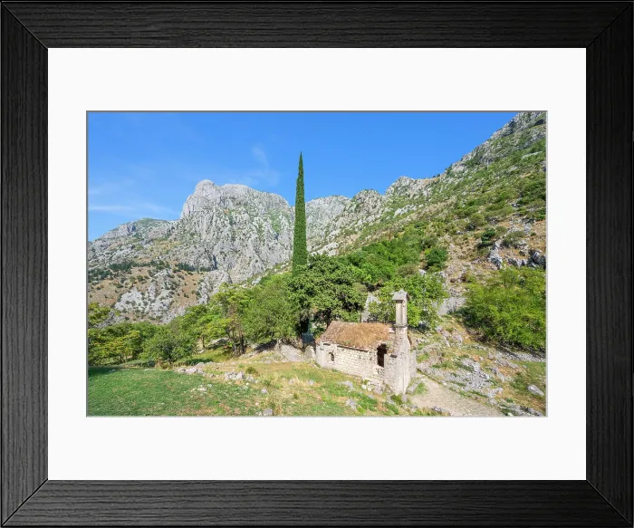 Framed Print : St. George church above Kotor, Montenegro Framed Print : St. George church above Kotor, Montenegro