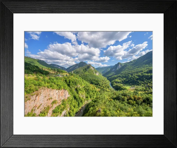 Framed Print : Tara canyon, Durmitor National Park, Zabljak, Montenegro Framed Print : Tara canyon, Durmitor National Park, Zabljak, Montenegro