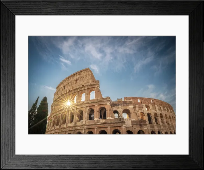 Framed Print : europe, Italy, Rome. The colosseum in the morning sun Framed Print : europe, Italy, Rome. The colosseum in the morning sun