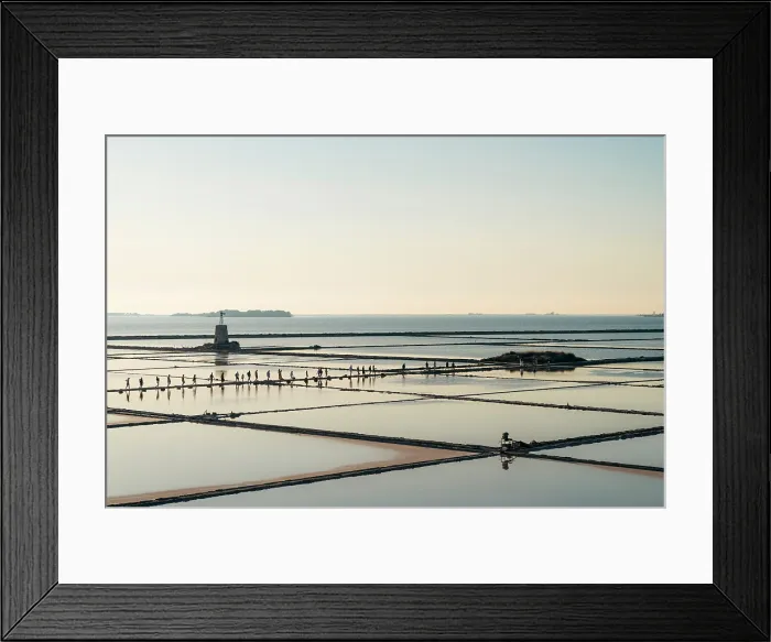 Framed Print : Salt pans, Marsala, Sicily, Italy Framed Print : Salt pans, Marsala, Sicily, Italy