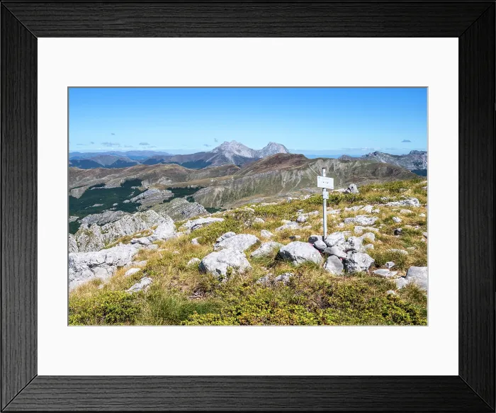 Framed Print : View from Surdup at Komovi mountains, Verusa, Montenegro Framed Print : View from Surdup at Komovi mountains, Verusa, Montenegro