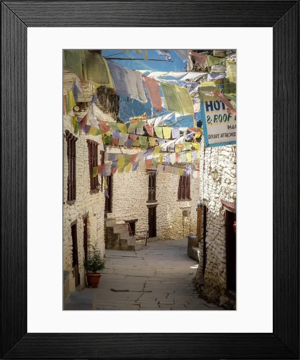Framed Print : Marpha Village, Lower Mustang, Nepal Framed Print : Marpha Village, Lower Mustang, Nepal
