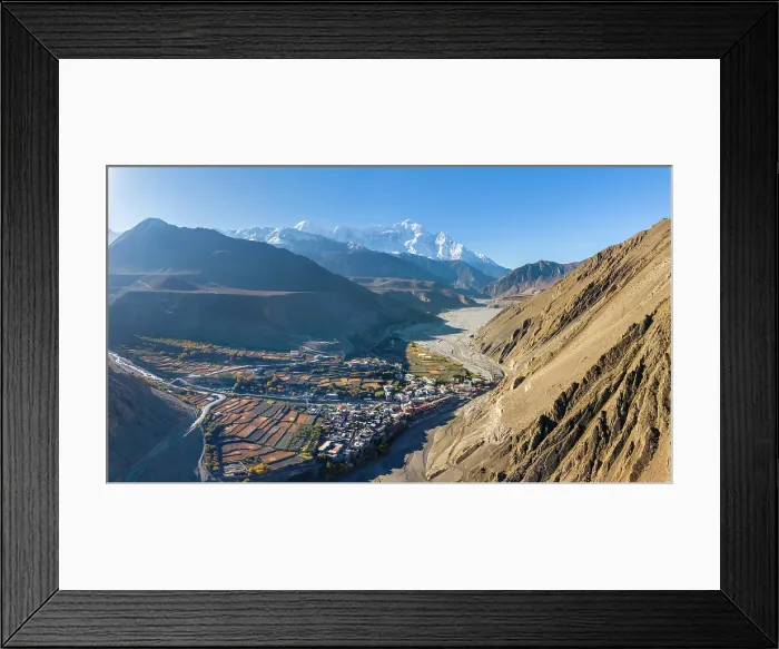 Framed Print : Nilgiri mountain and Kali Gandaki river, Kagbeni, Lower Mustang, Nepal Framed Print : Nilgiri mountain and Kali Gandaki river, Kagbeni, Lower Mustang, Nepal