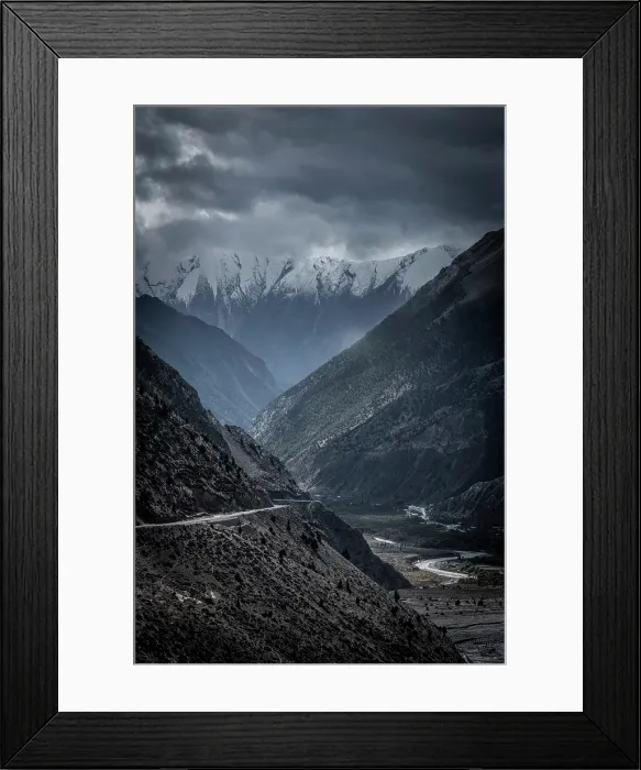 Framed Print : Kali Gandaki river in Lower Mustang, Nepal Framed Print : Kali Gandaki river in Lower Mustang, Nepal
