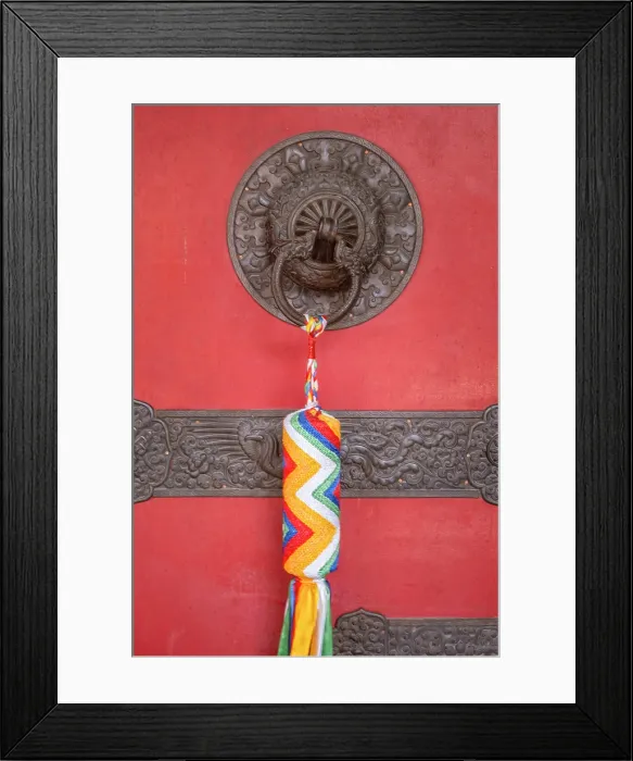 Framed Print : Door of the Buddhist monastery at Kagbeni, Lower Mustang, Nepal Framed Print : Door of the Buddhist monastery at Kagbeni, Lower Mustang, Nepal