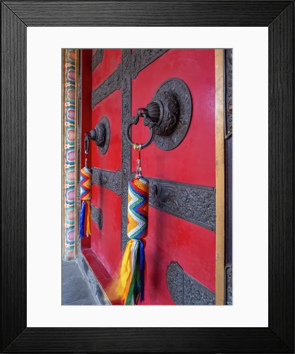 Framed Print : Door of the Buddhist monastery at Kagbeni, Lower Mustang, Nepal Framed Print : Door of the Buddhist monastery at Kagbeni, Lower Mustang, Nepal