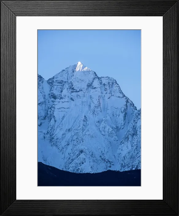 Framed Print : Nilgiri mountain from Kagbeni, Lower Mustang, Nepal
