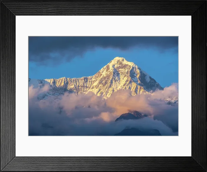 Framed Print : Hiunchuli mouontain from Ghandruk, Annapurna Region, Gandaki Province, Nepal Framed Print : Hiunchuli mouontain from Ghandruk, Annapurna Region, Gandaki Province, Nepal