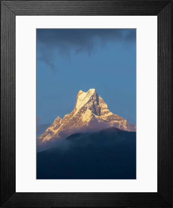 Framed Print : Machhapuchhare (Fishtail) mountain, Annapurna Region, Gandaki Province, Nepal Framed Print : Machhapuchhare (Fishtail) mountain, Annapurna Region, Gandaki Province, Nepal