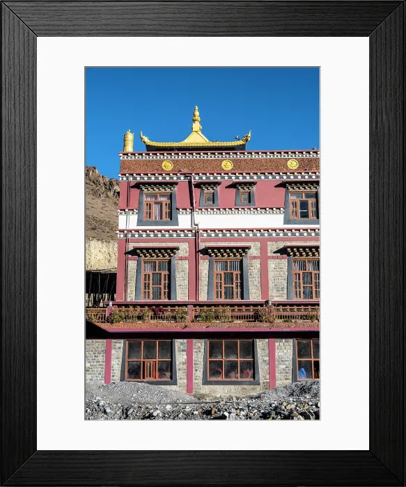Framed Print : Buddhist monastery at Kagbeni, Lower Mustang, Nepal Framed Print : Buddhist monastery at Kagbeni, Lower Mustang, Nepal