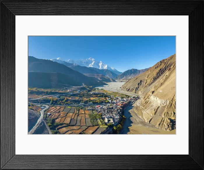 Framed Print : Nilgiri mountain and Kali Gandaki river, Kagbeni, Lower Mustang, Nepal Framed Print : Nilgiri mountain and Kali Gandaki river, Kagbeni, Lower Mustang, Nepal