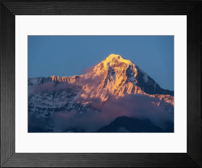 Framed Print : Hiunchuli mouontain from Ghandruk, Annapurna Region, Gandaki Province, Nepal Framed Print : Hiunchuli mouontain from Ghandruk, Annapurna Region, Gandaki Province, Nepal