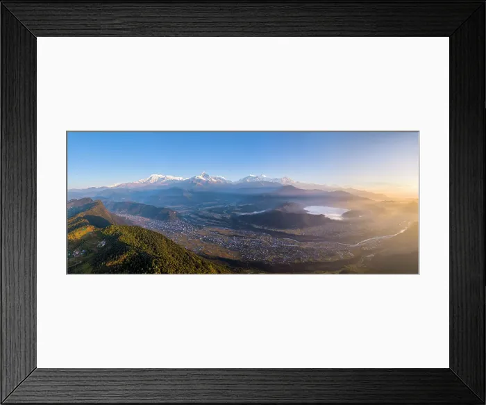 Framed Print : Annapurna mountain range inc Machhapuchhare (Fishtail) from Sarangkot near Pokhara, Annapurna Region, Gandaki Province, Nepal Framed Print : Annapurna mountain range inc Machhapuchhare (Fishtail) from Sarangkot near Pokhara, Annapurna Region, Gandaki Province, Nepal