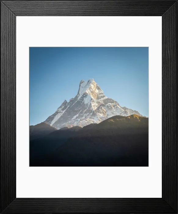 Framed Print : Machhapuchhare (Fishtail) mountain, Annapurna Region, Gandaki Province, Nepal Framed Print : Machhapuchhare (Fishtail) mountain, Annapurna Region, Gandaki Province, Nepal